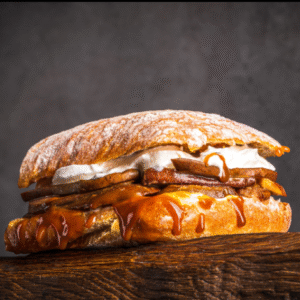 Panini With smoked Pear